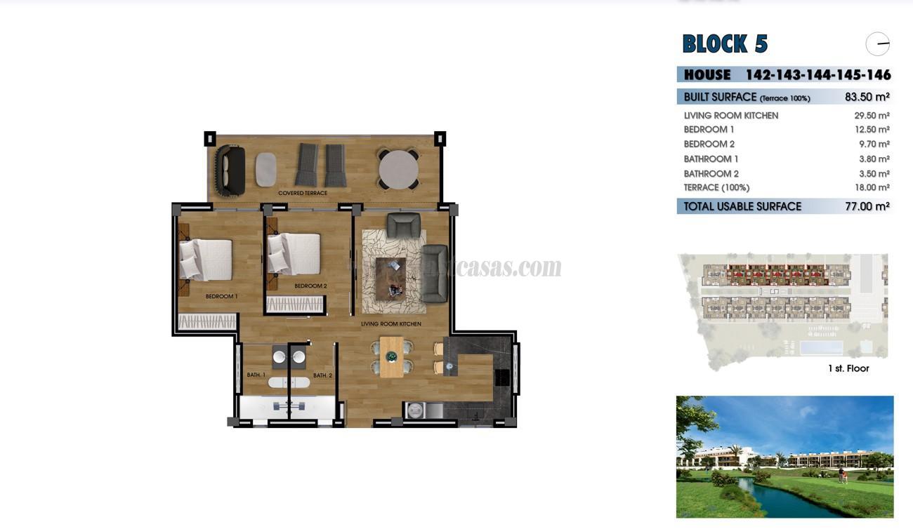 For sale of apartment in Los Alcázares