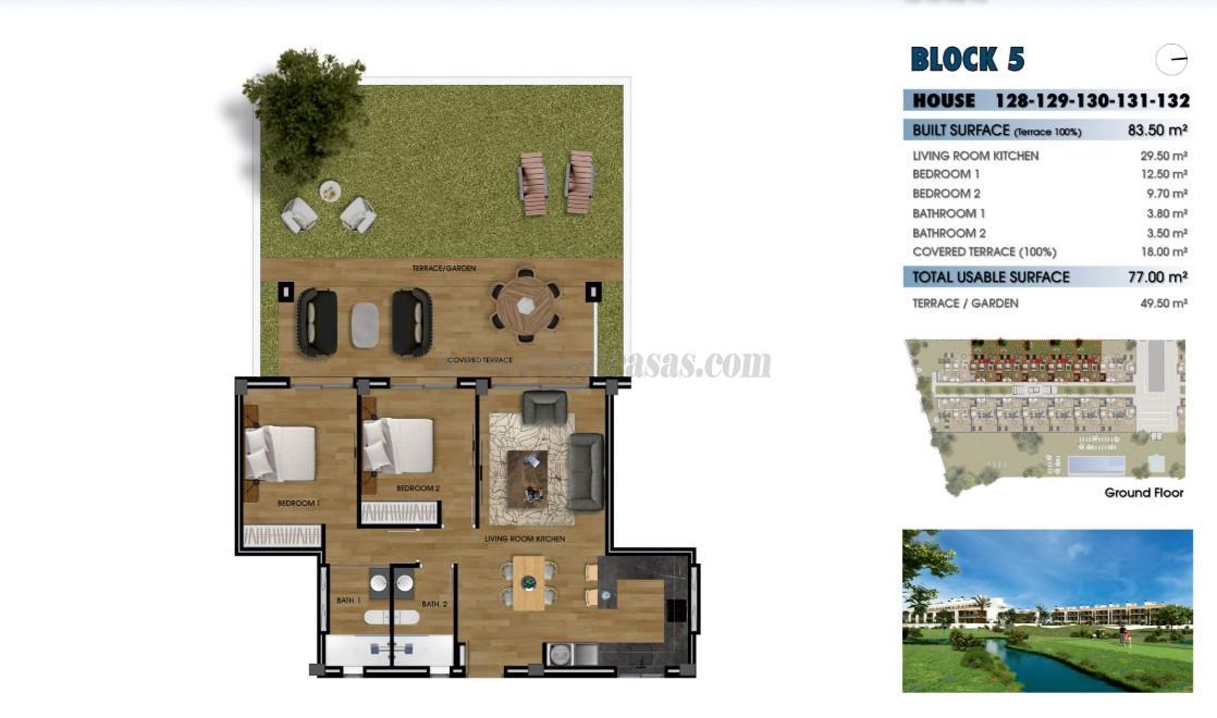 For sale of apartment in Los Alcázares