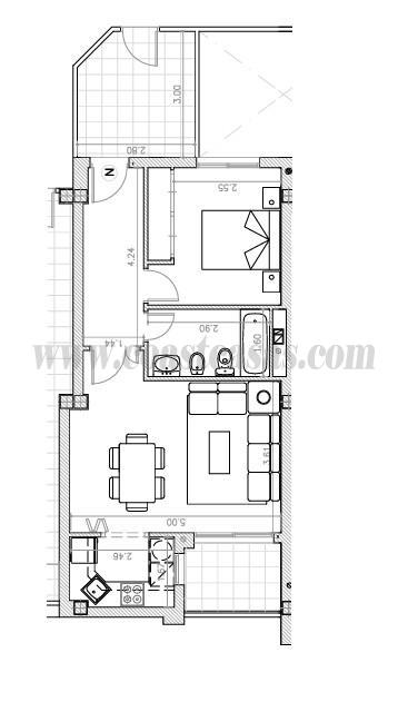 For sale of apartment in Orihuela Costa