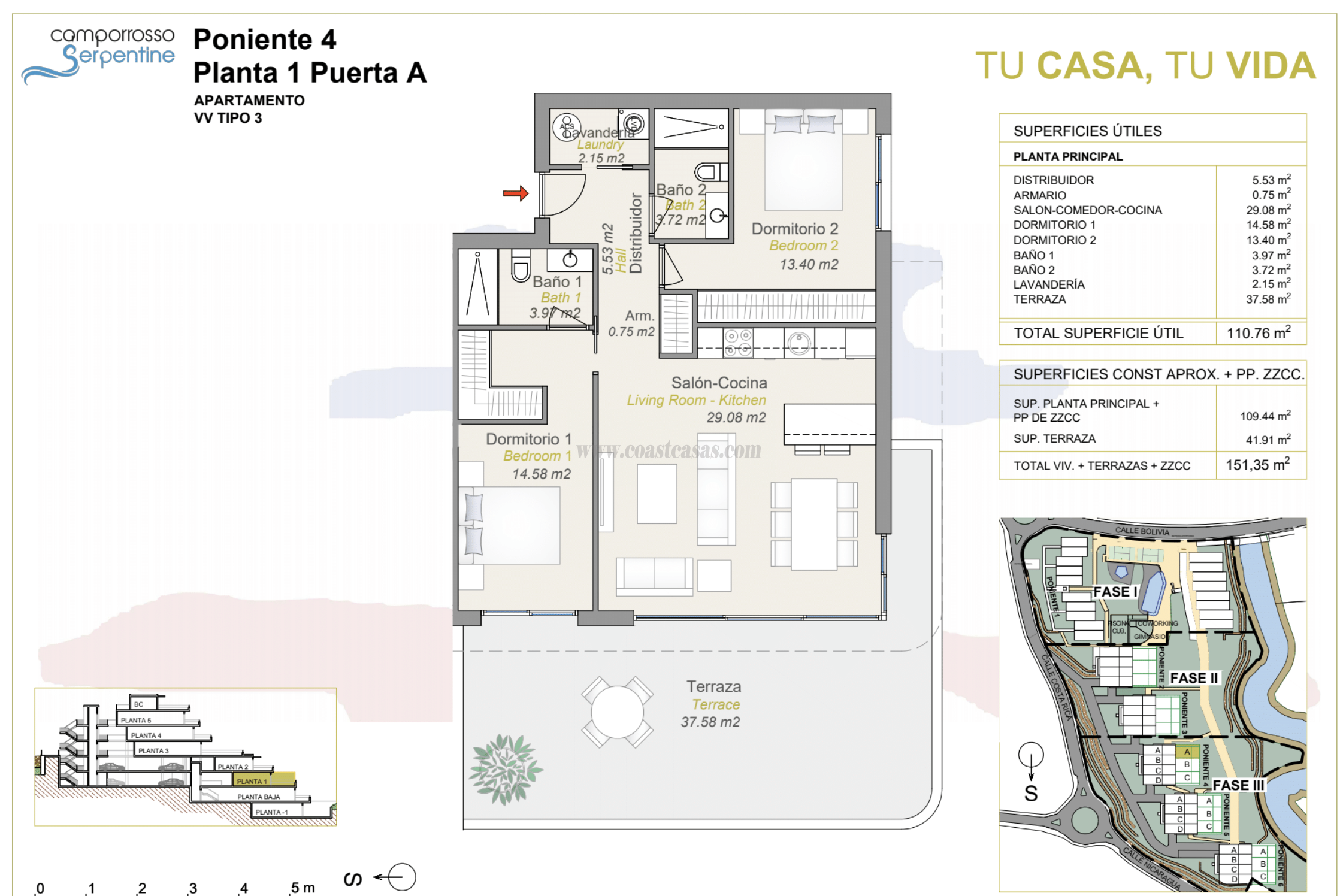 For sale of apartments in Finestrat