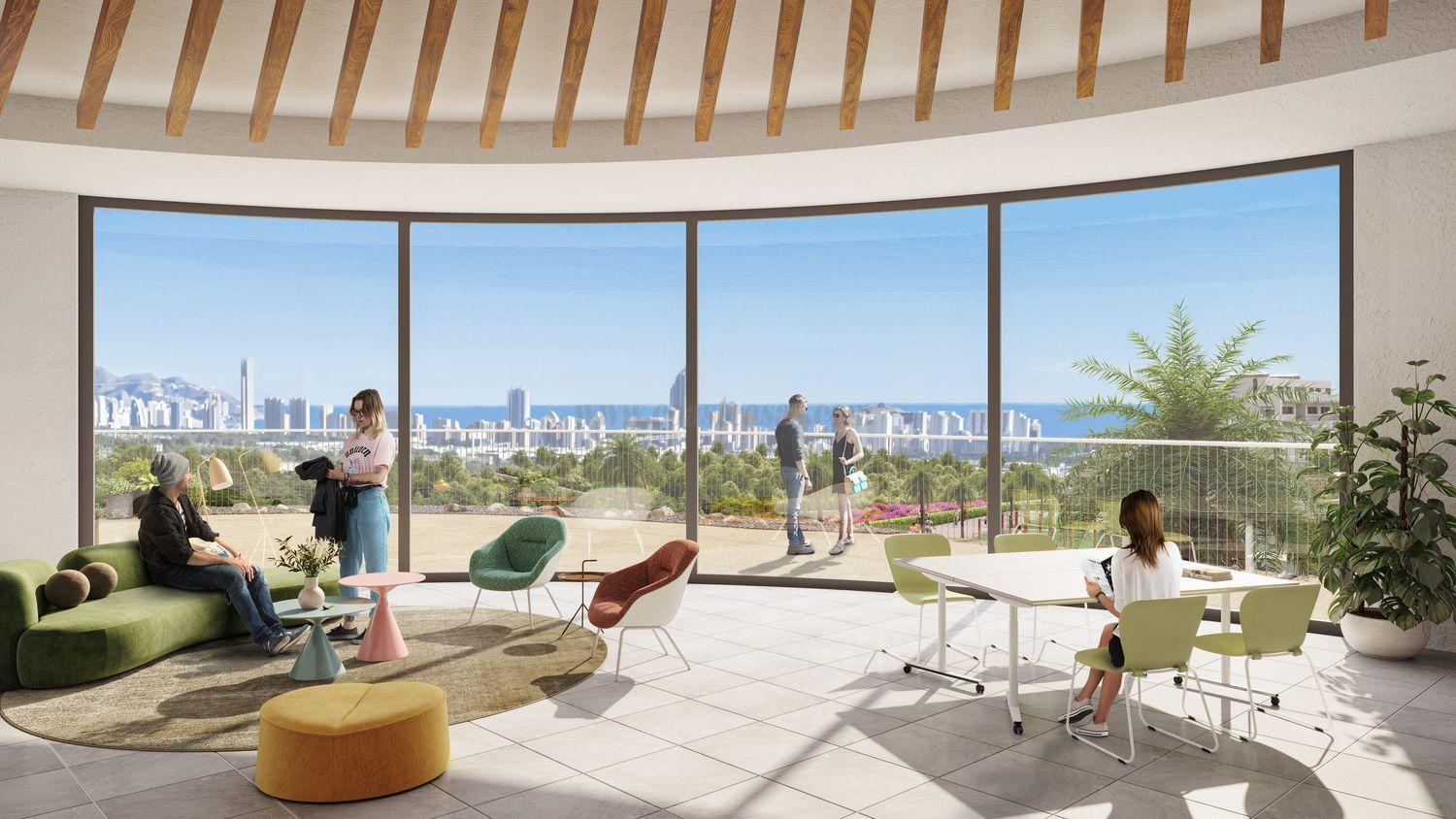 For sale of apartments in Finestrat