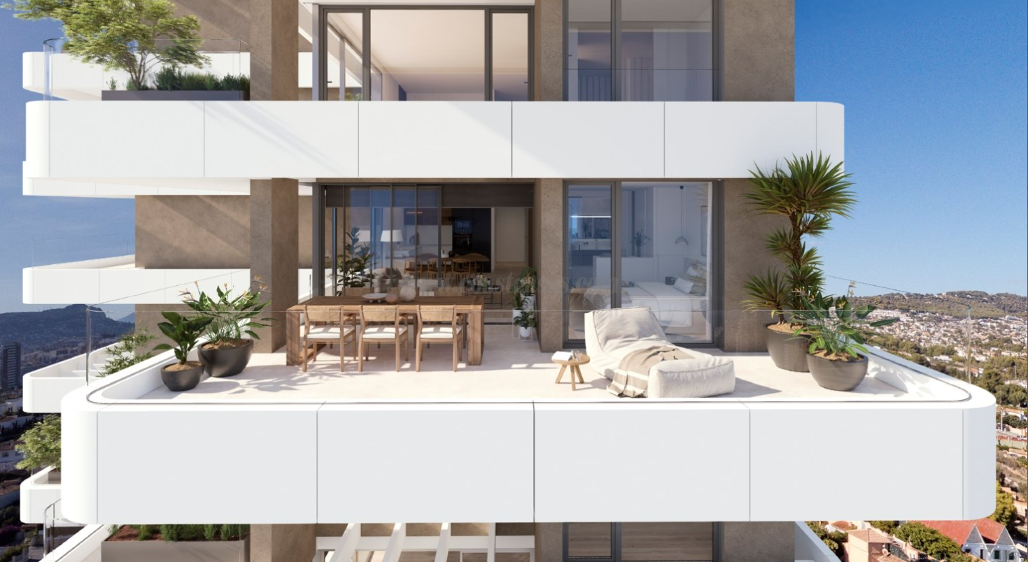 For sale of flat in Calpe