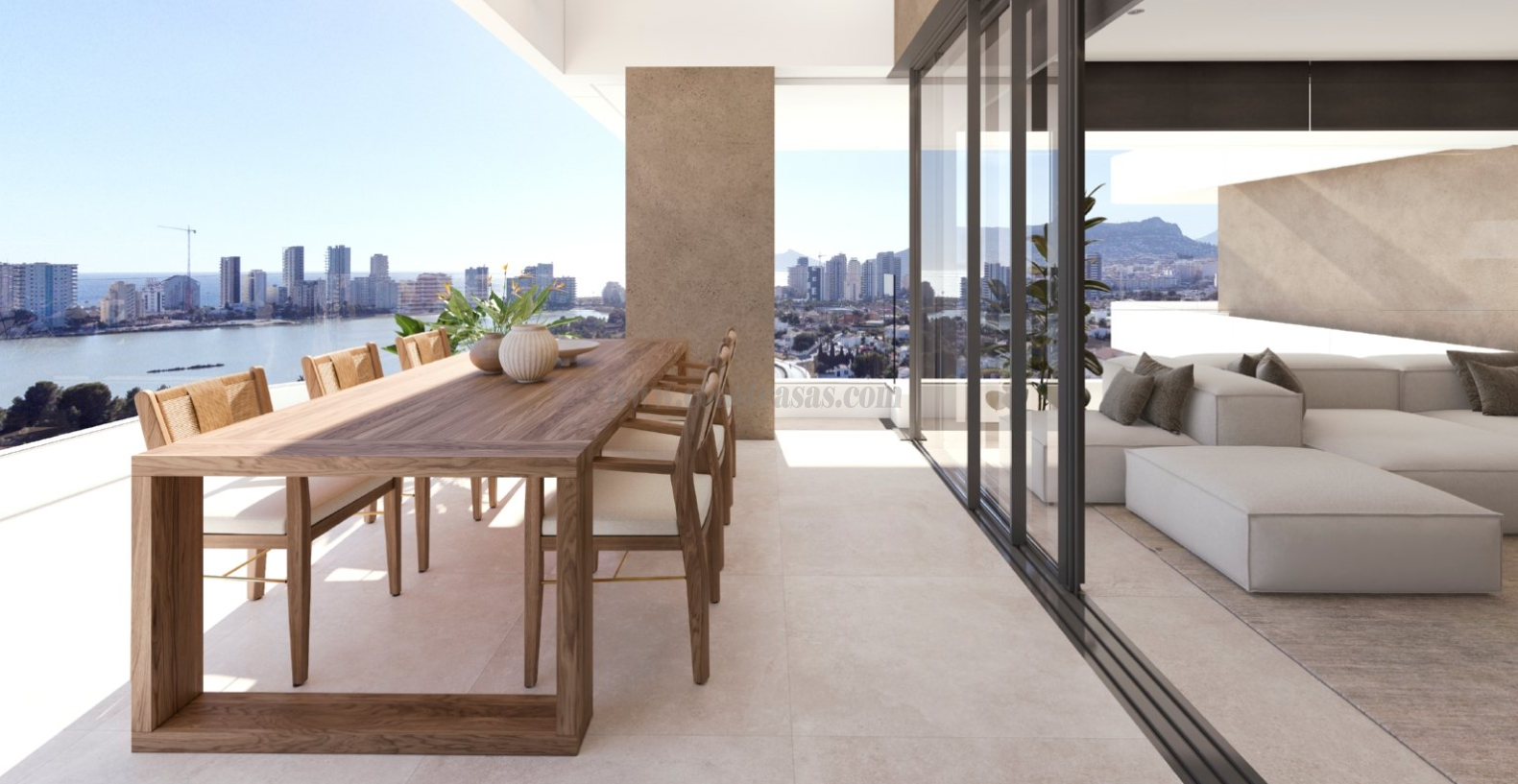 For sale of flat in Calpe