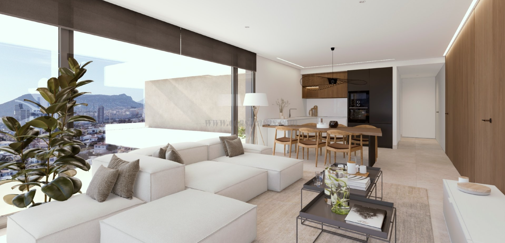 For sale of flat in Calpe