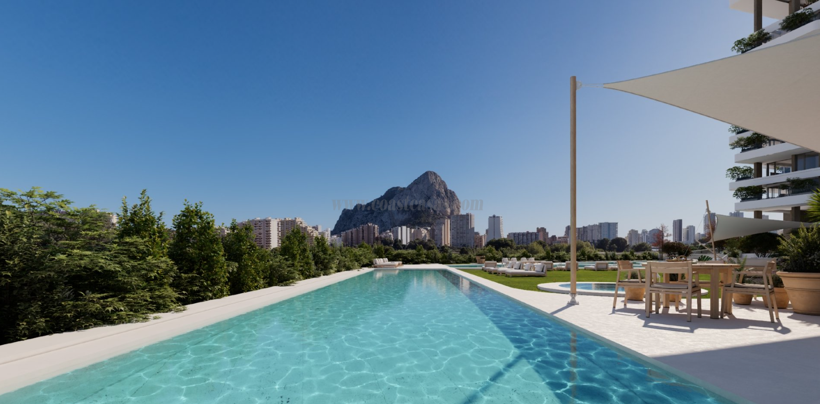 For sale of flat in Calpe