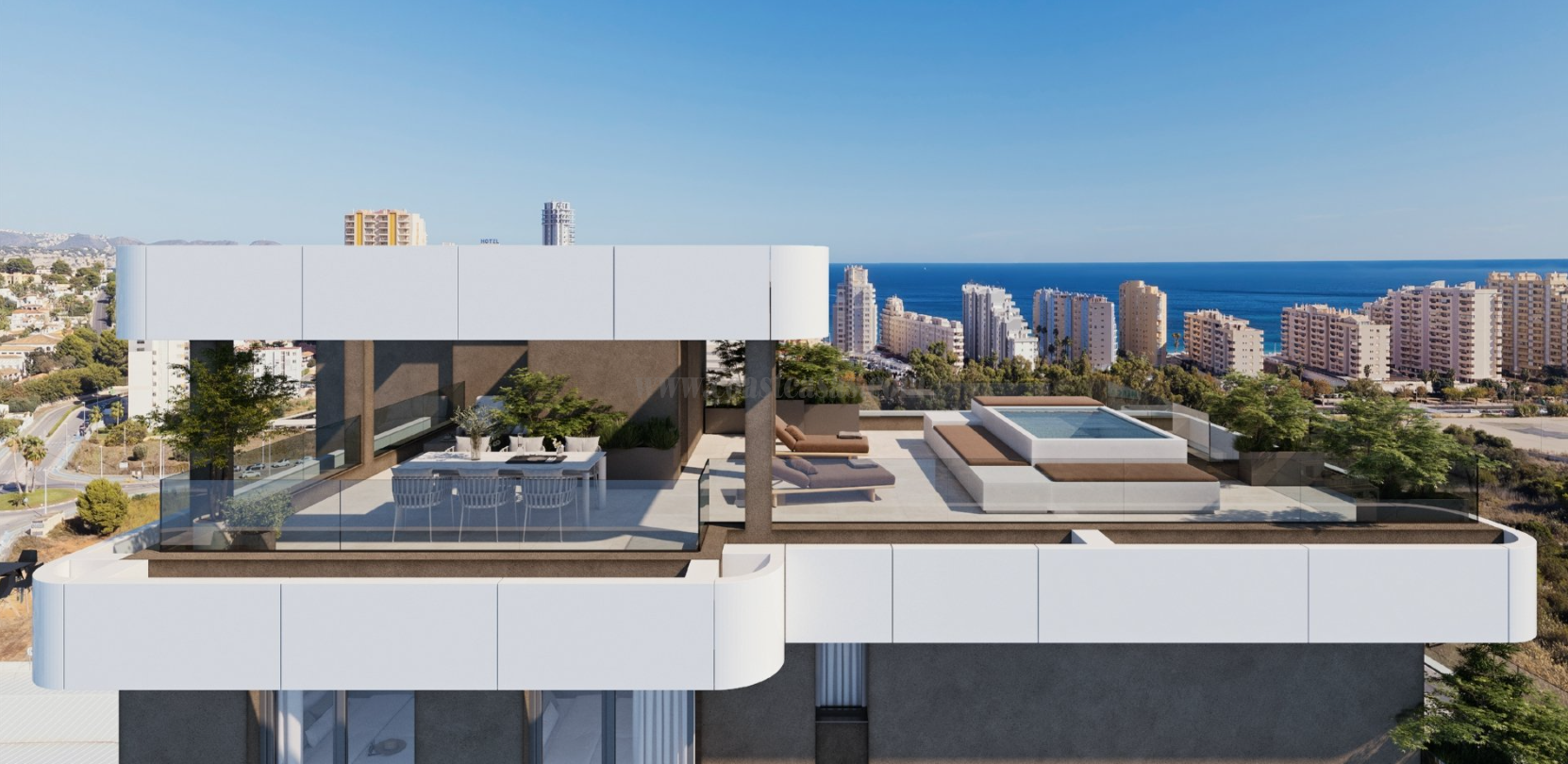 For sale of flat in Calpe