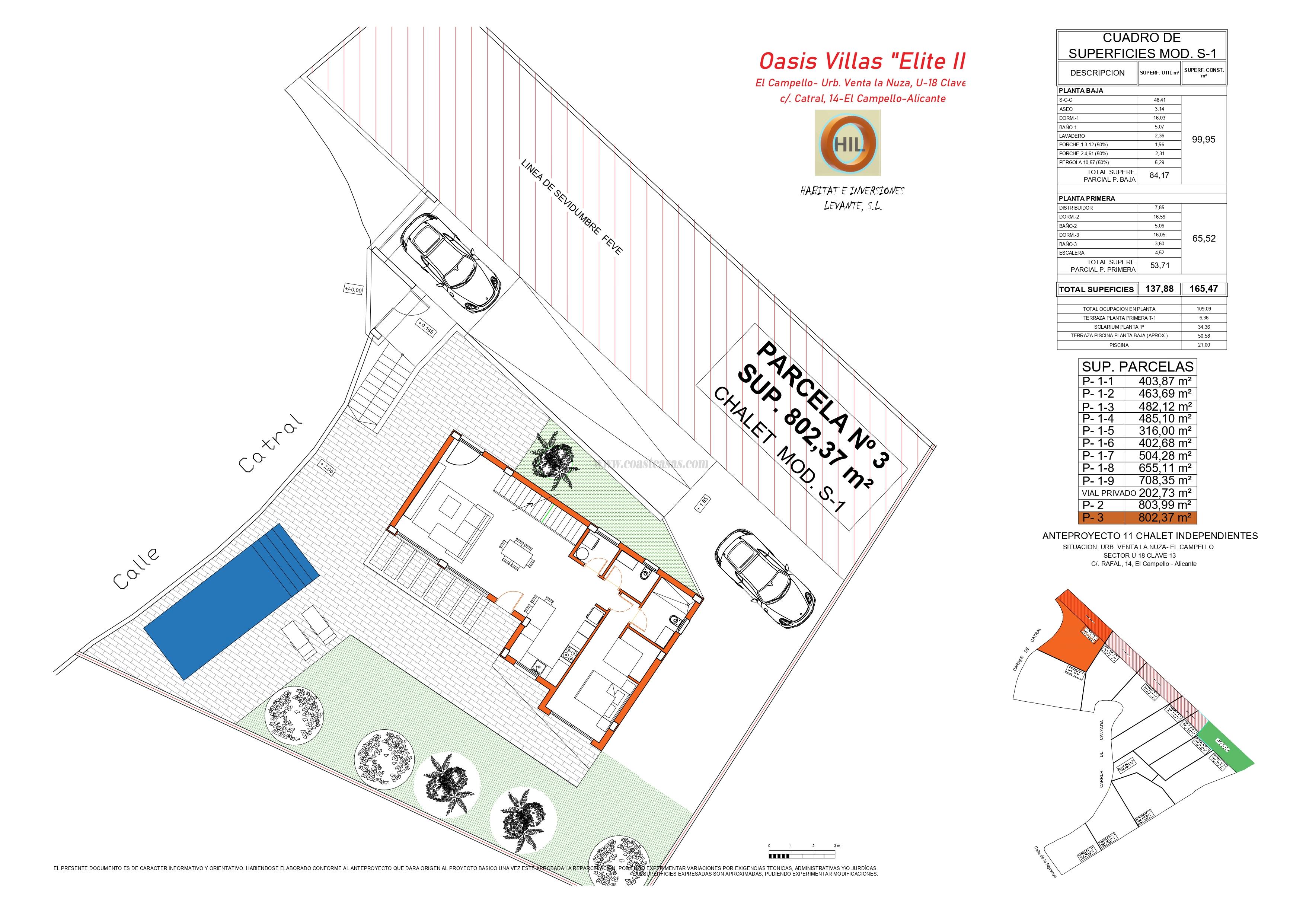 For sale of chalet in El Campello