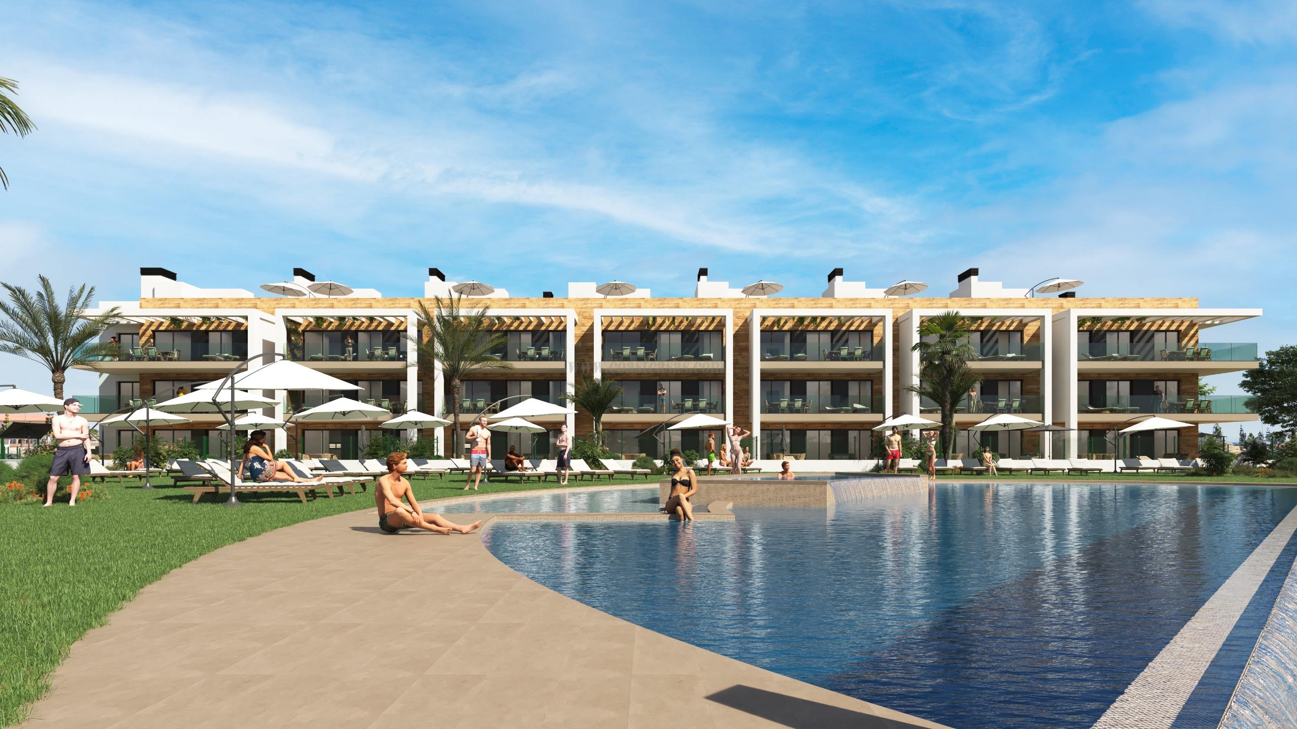 For sale of apartments in Los Alcázares