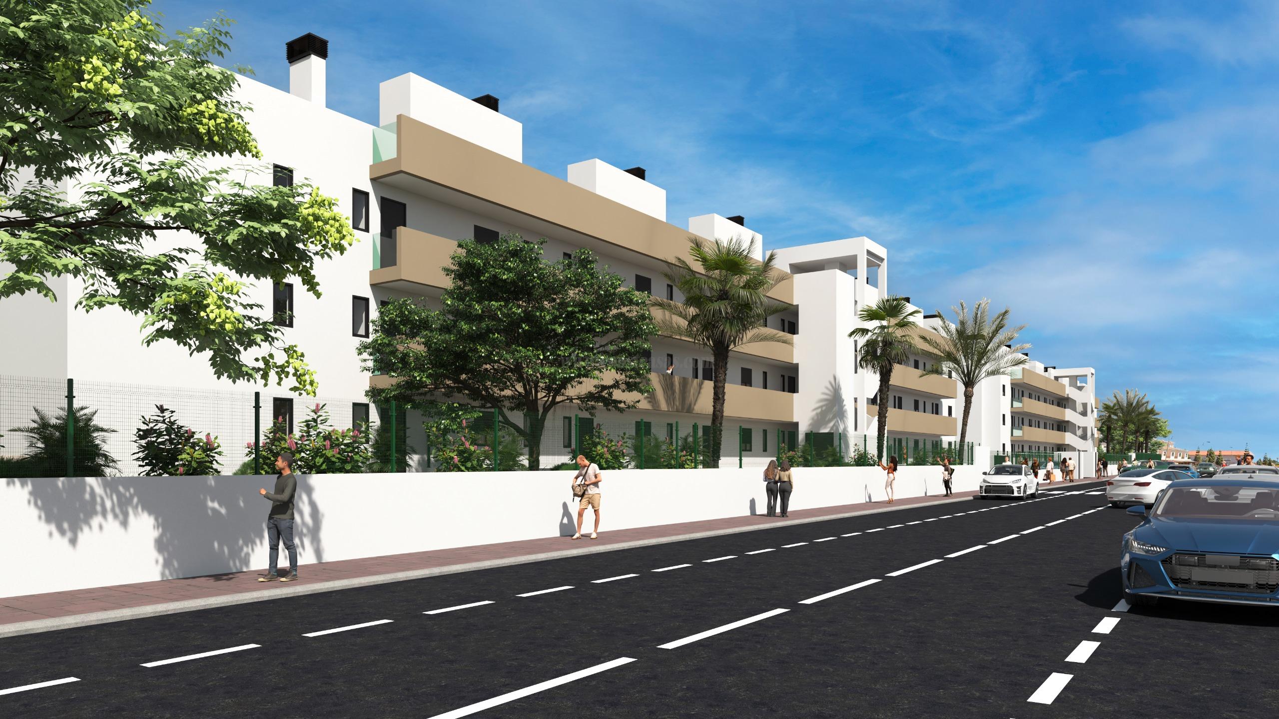 For sale of apartments in Los Alcázares