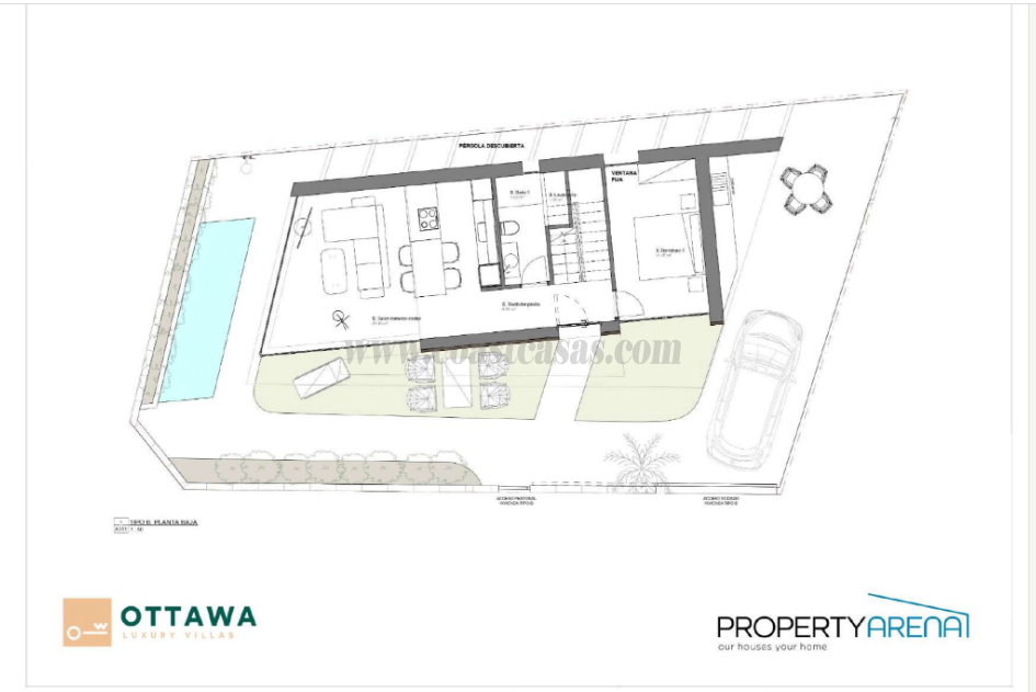 For sale of villa in Pilar de la Horadada