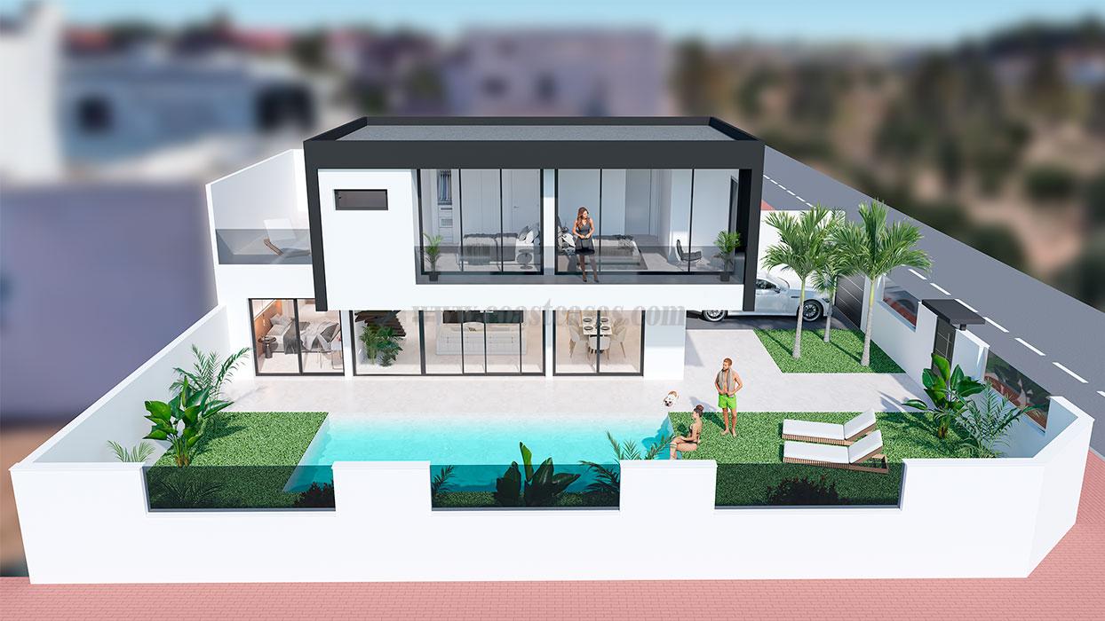 For sale of villa in San Pedro del Pinatar