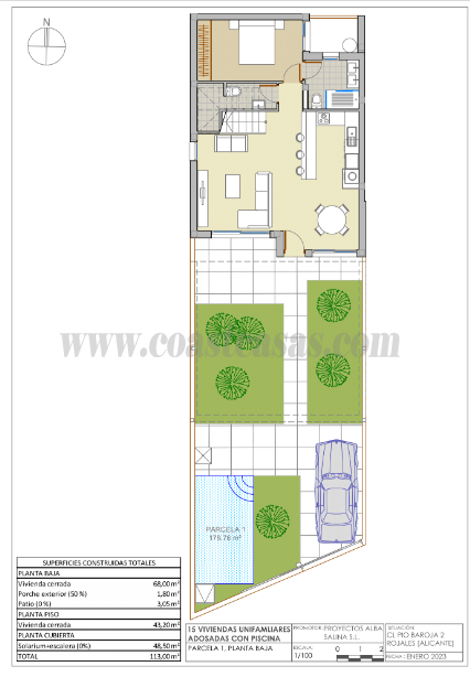 For sale of villa in Rojales