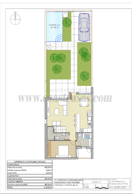 For sale of villa in Rojales