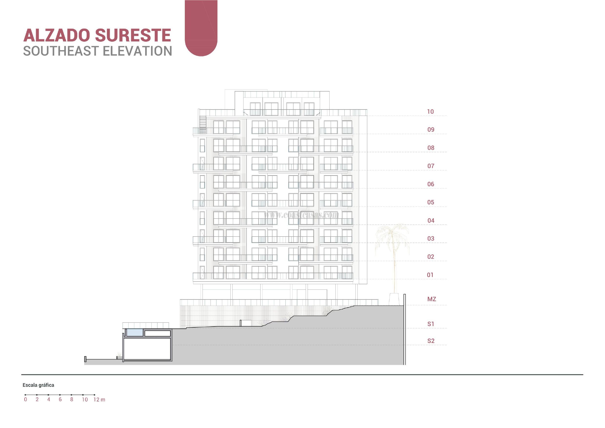 For sale of apartments in Calpe