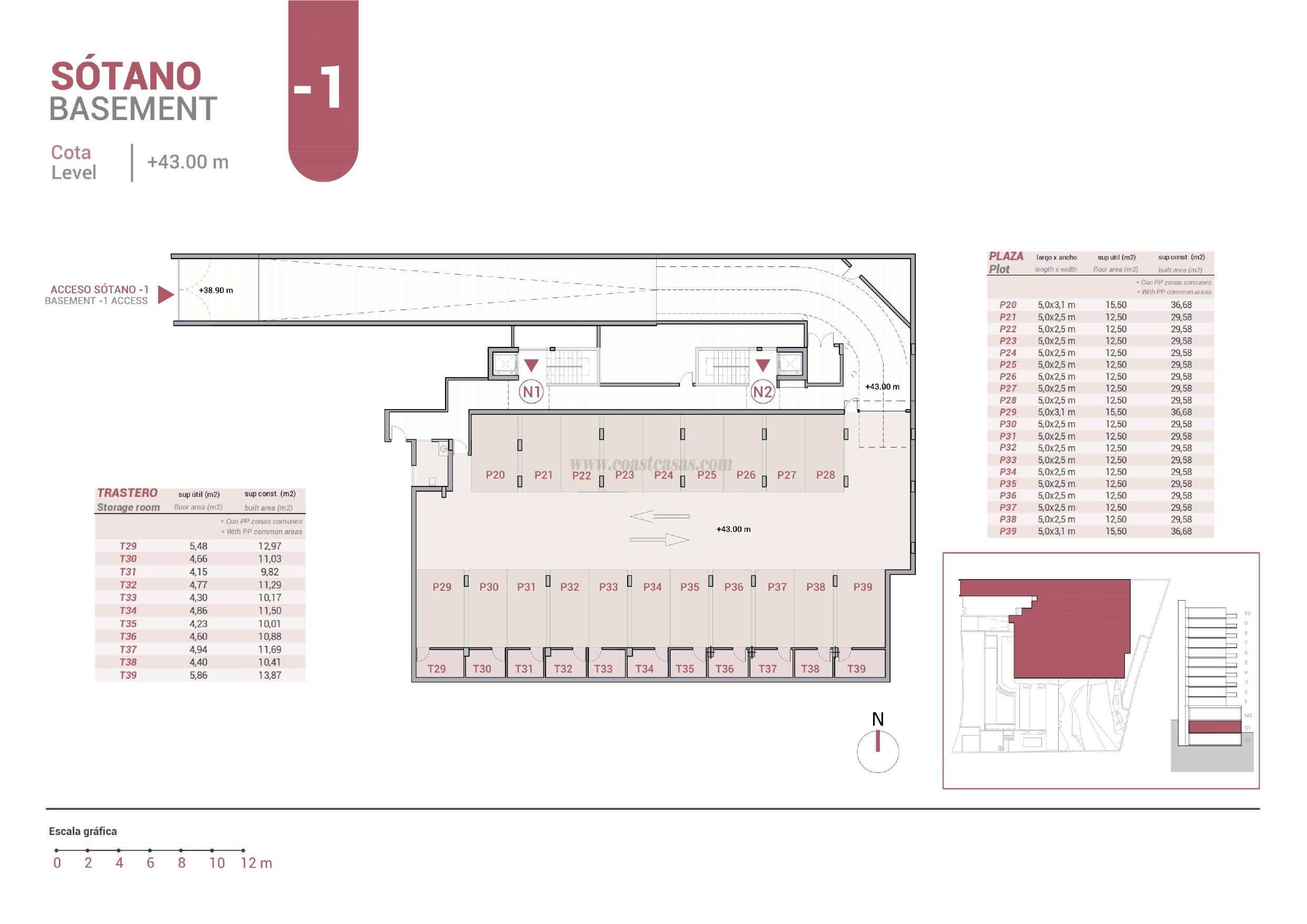 For sale of apartments in Calpe