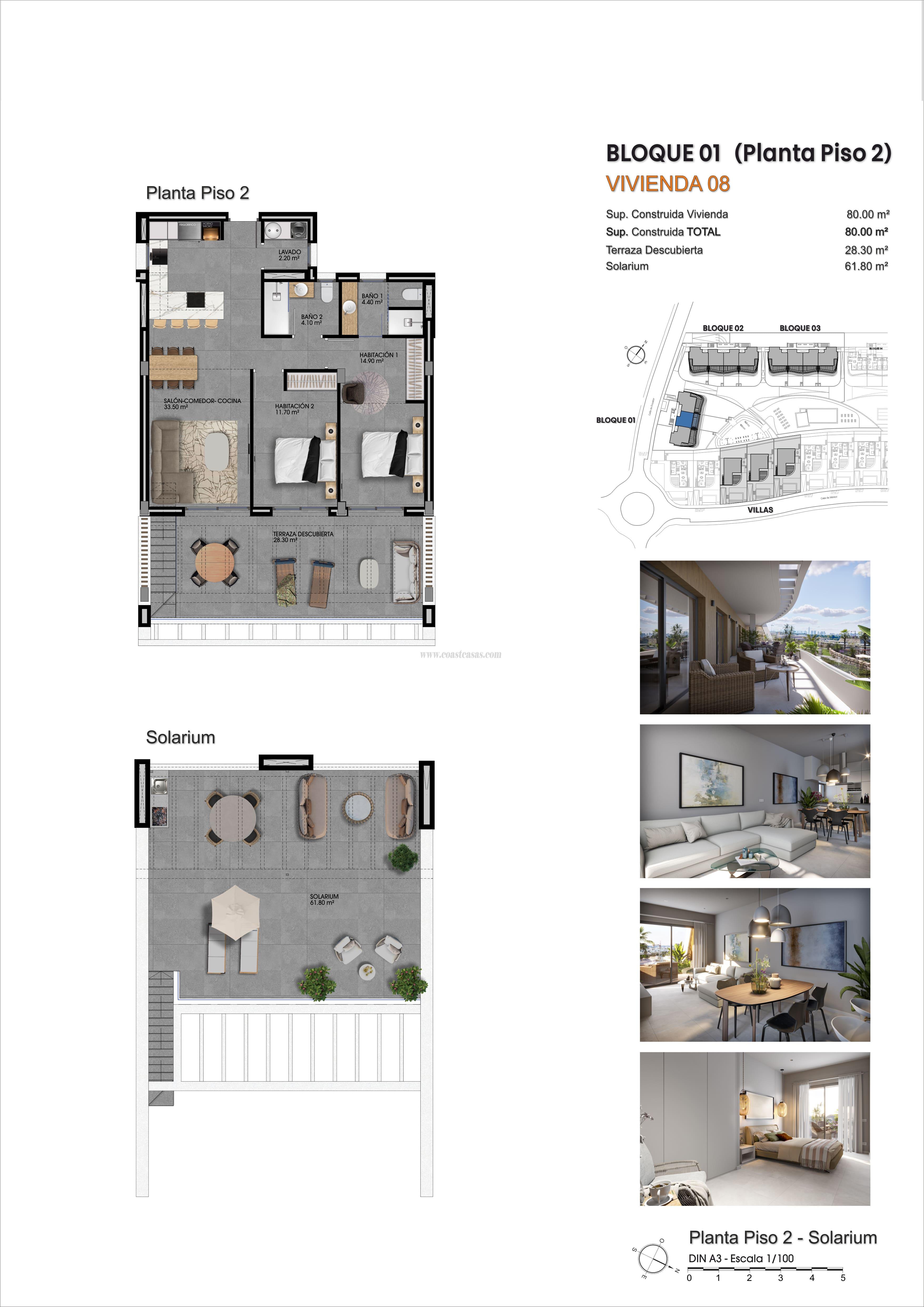 For sale of apartments in Finestrat