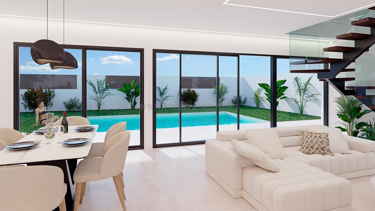 For sale of villa in San Pedro del Pinatar