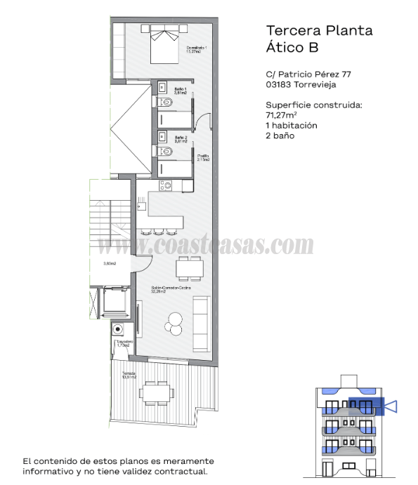 Venta de apartamento en Torrevieja