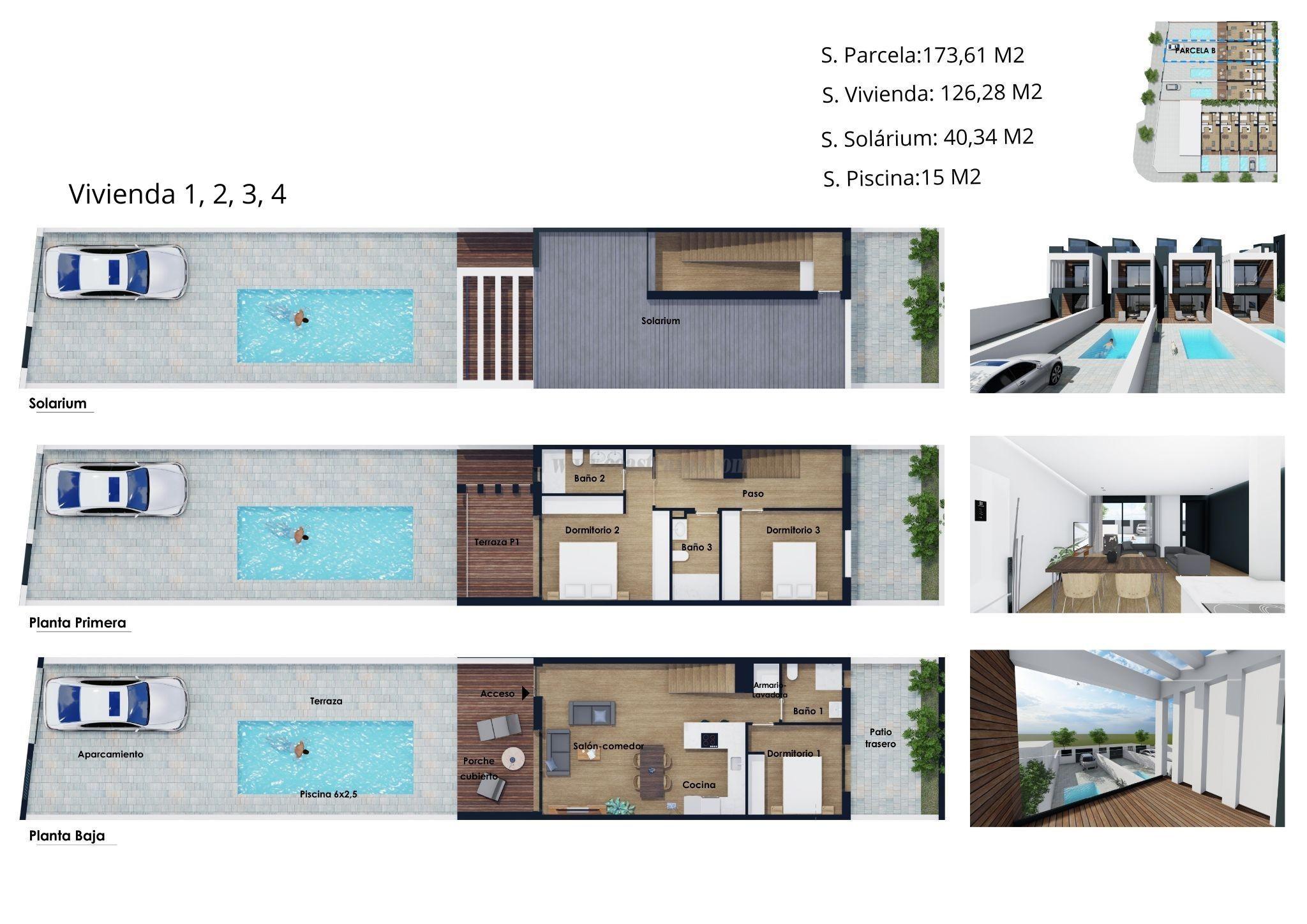 Venta de villa en Pilar de la Horadada