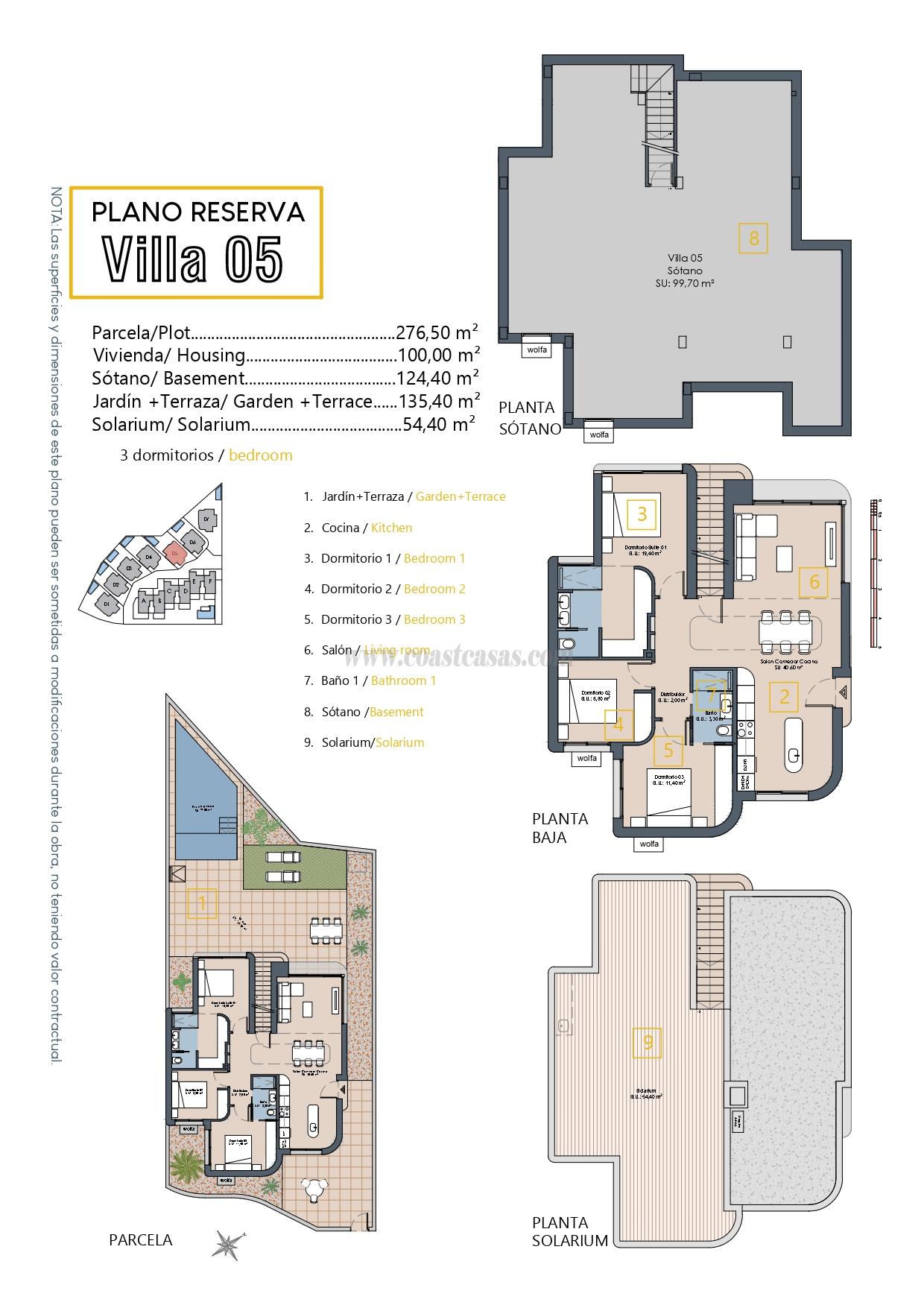 Venta de villa en Los Alcázares