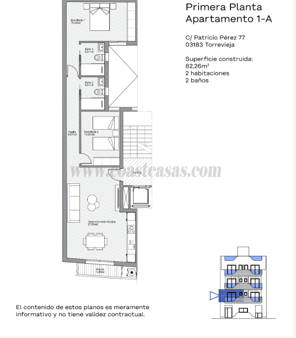 Venta de apartamento en Torrevieja