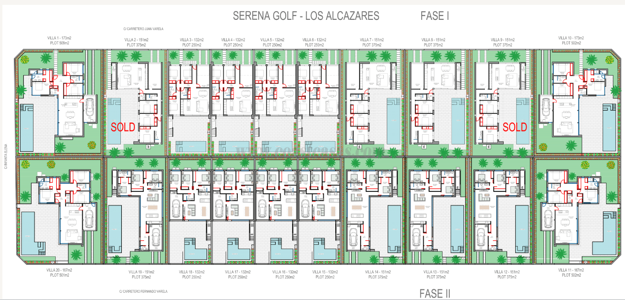 Venta de villa en Los Alcázares