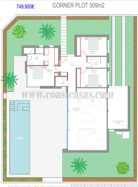 Venta de villa en Los Alcázares