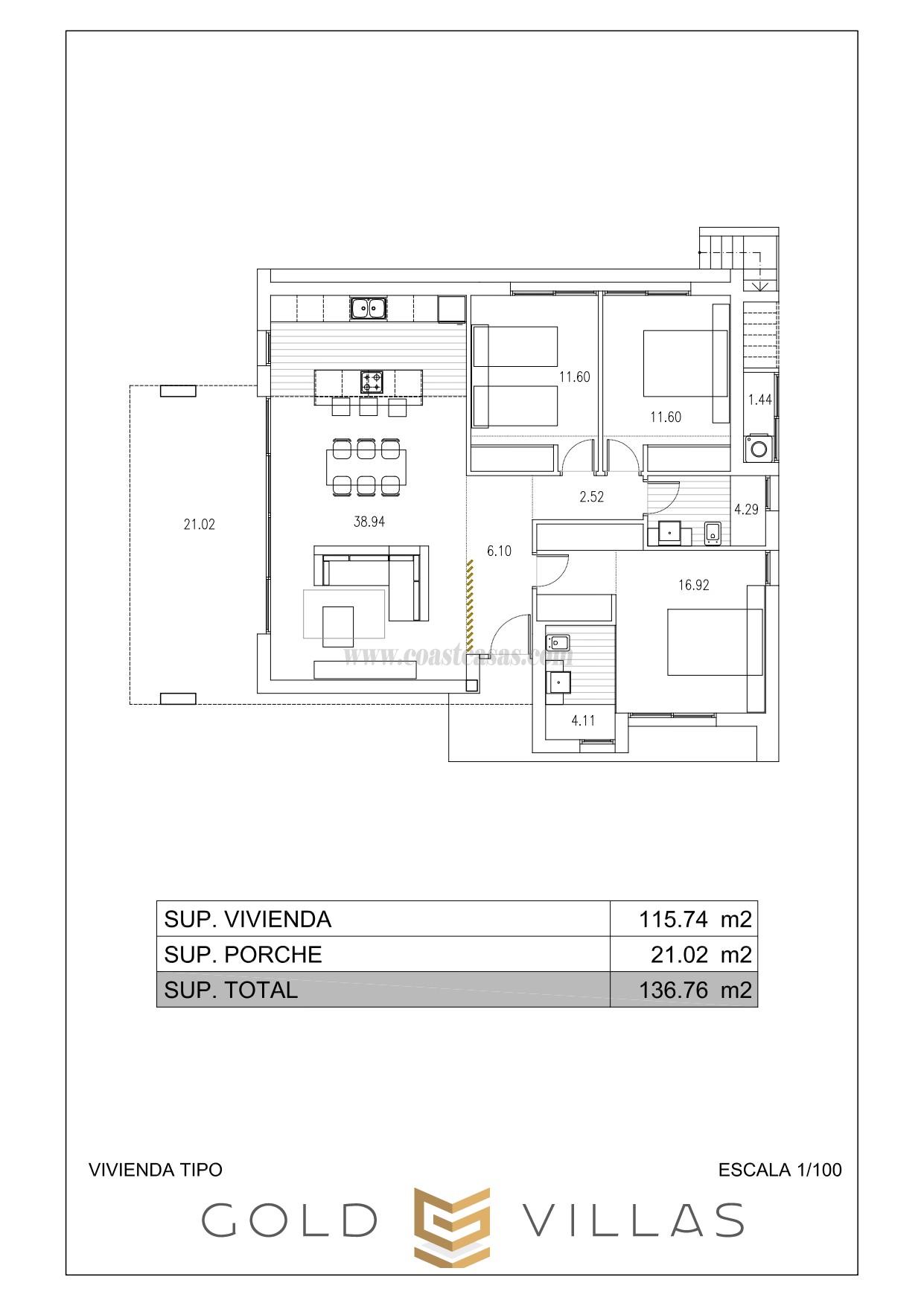 Venta de villa en Torrevieja