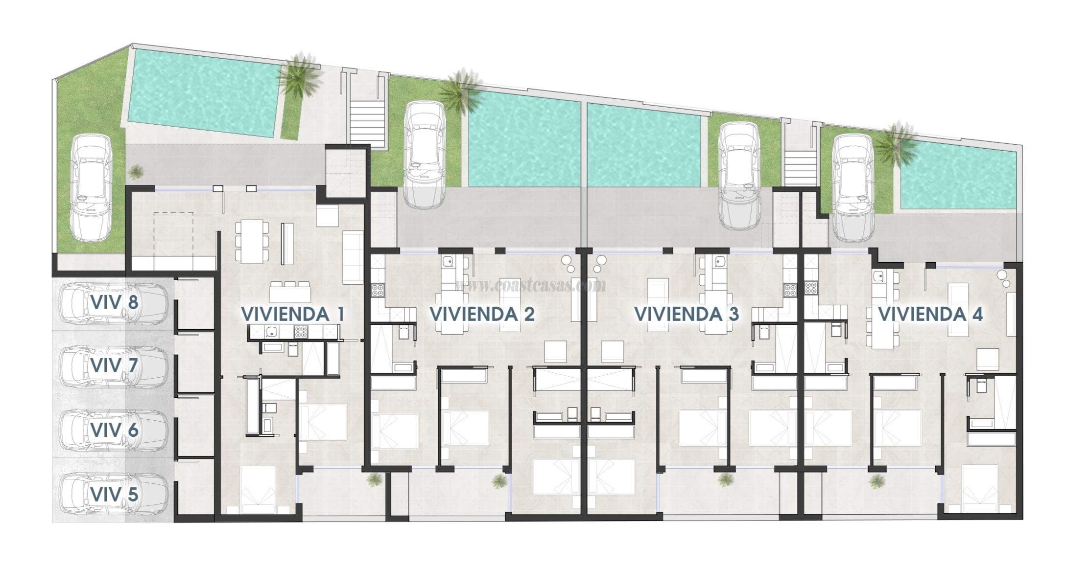 Venta de bungalow en San Pedro del Pinatar