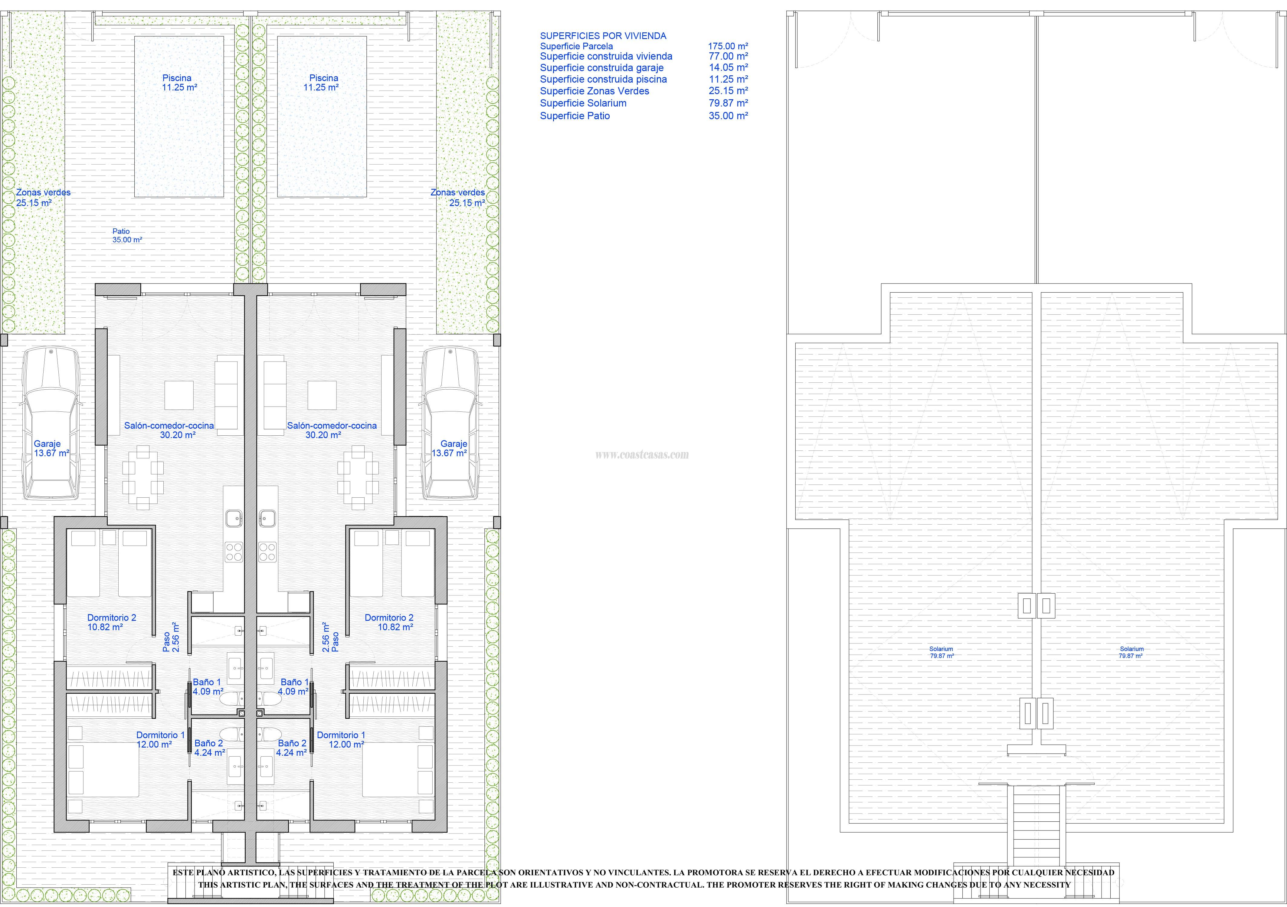 Venta de villa en Los Alcázares