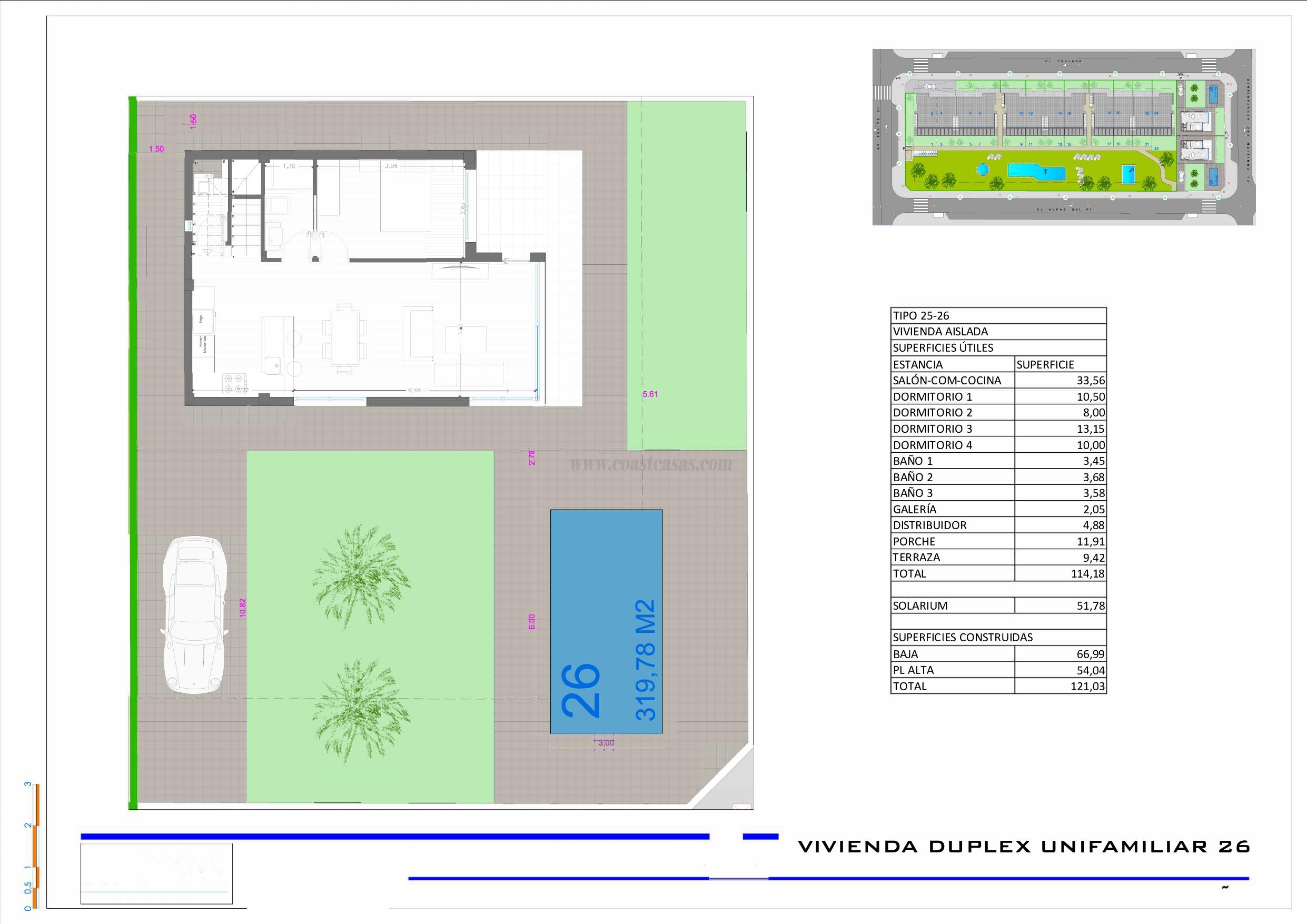 Venta de bungalow en Pilar de la Horadada