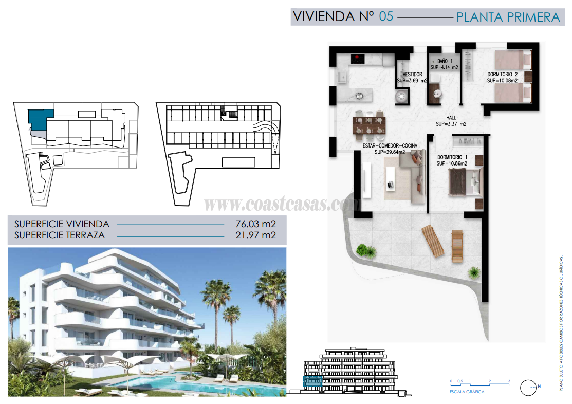 Venta de apartamento en Pilar de la Horadada