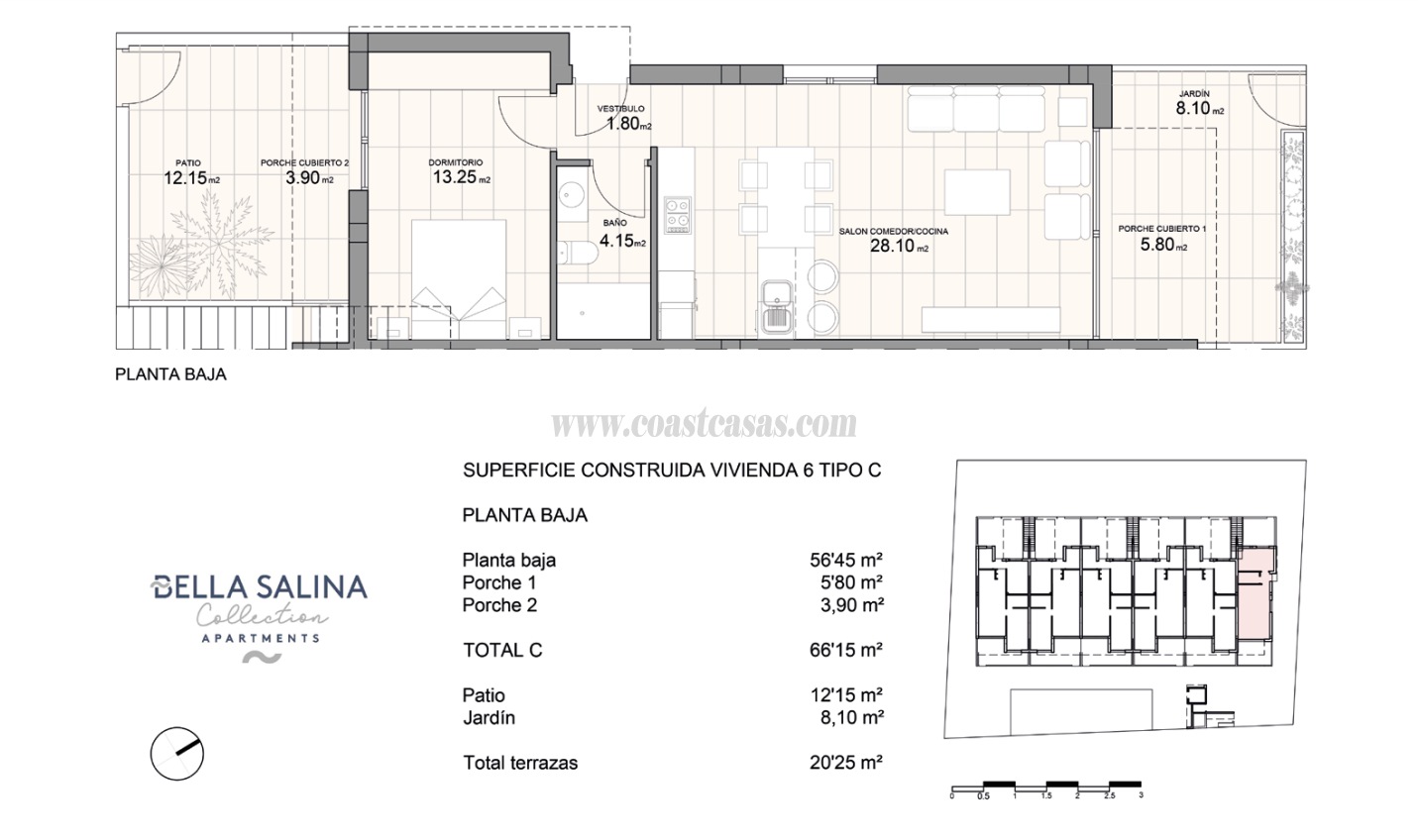 Venta de apartamento en Pilar de la Horadada
