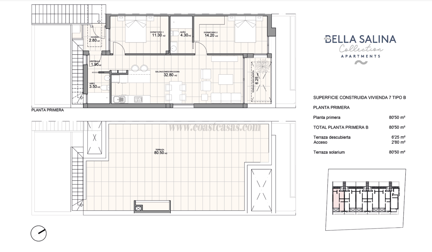 Venta de apartamento en Pilar de la Horadada