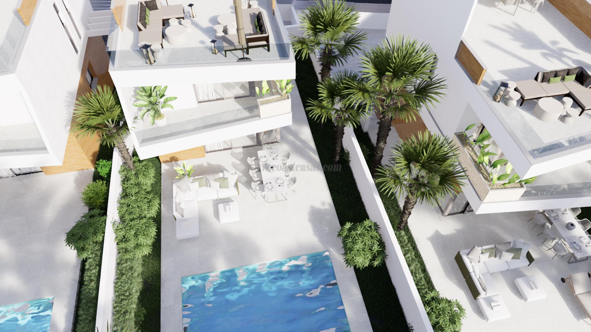 For sale of villa in Pilar de la Horadada