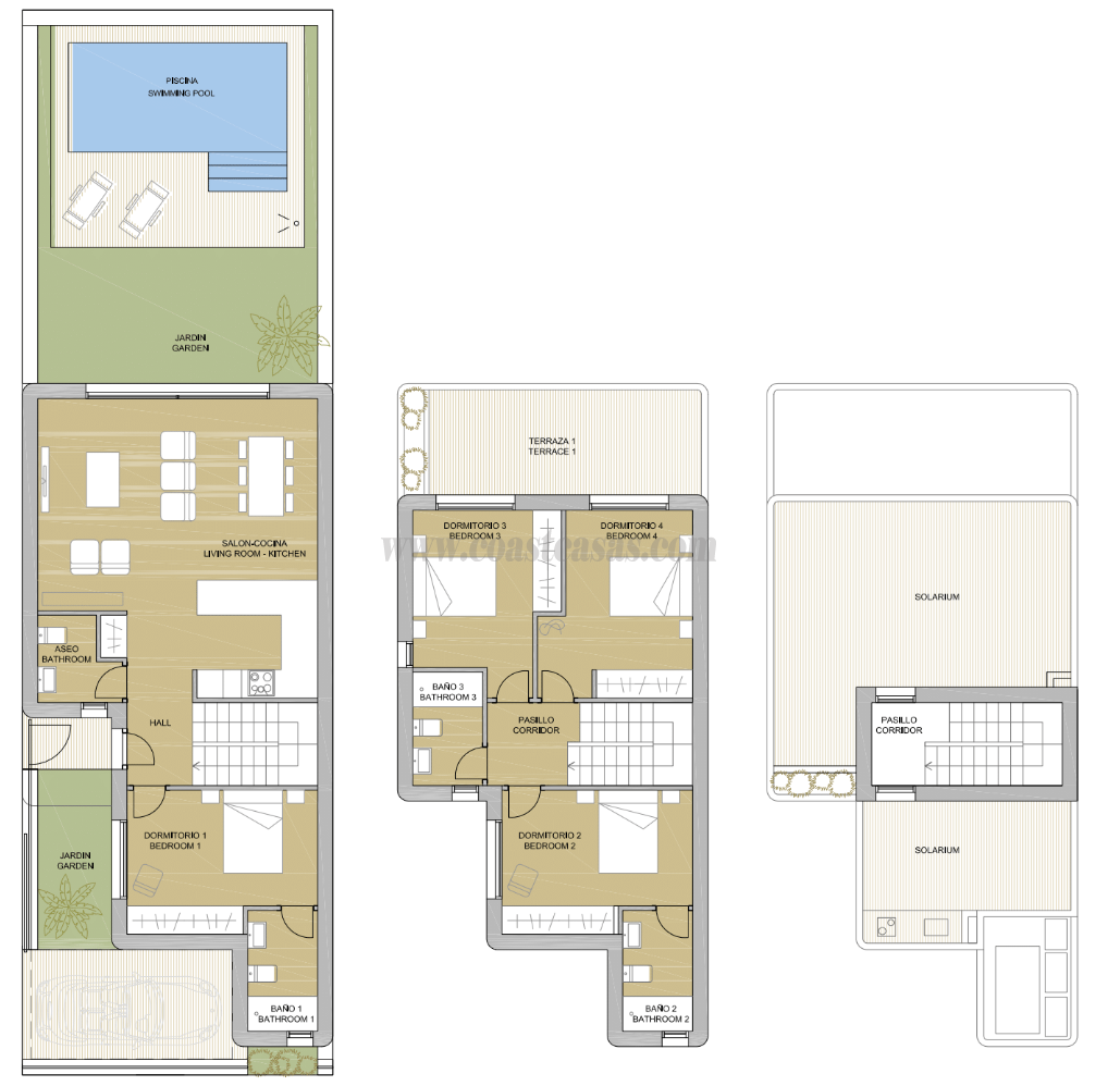 For sale of villa in Pilar de la Horadada