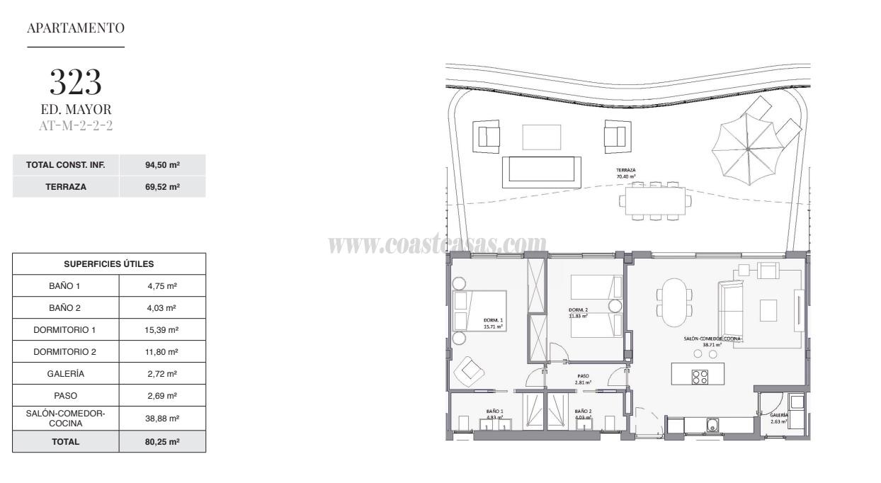 For sale of apartments in Alfaz del Pi