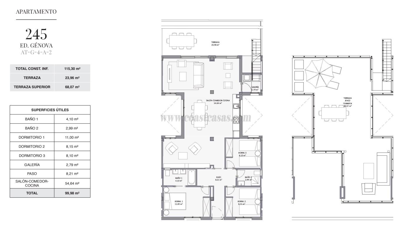 For sale of apartments in Alfaz del Pi