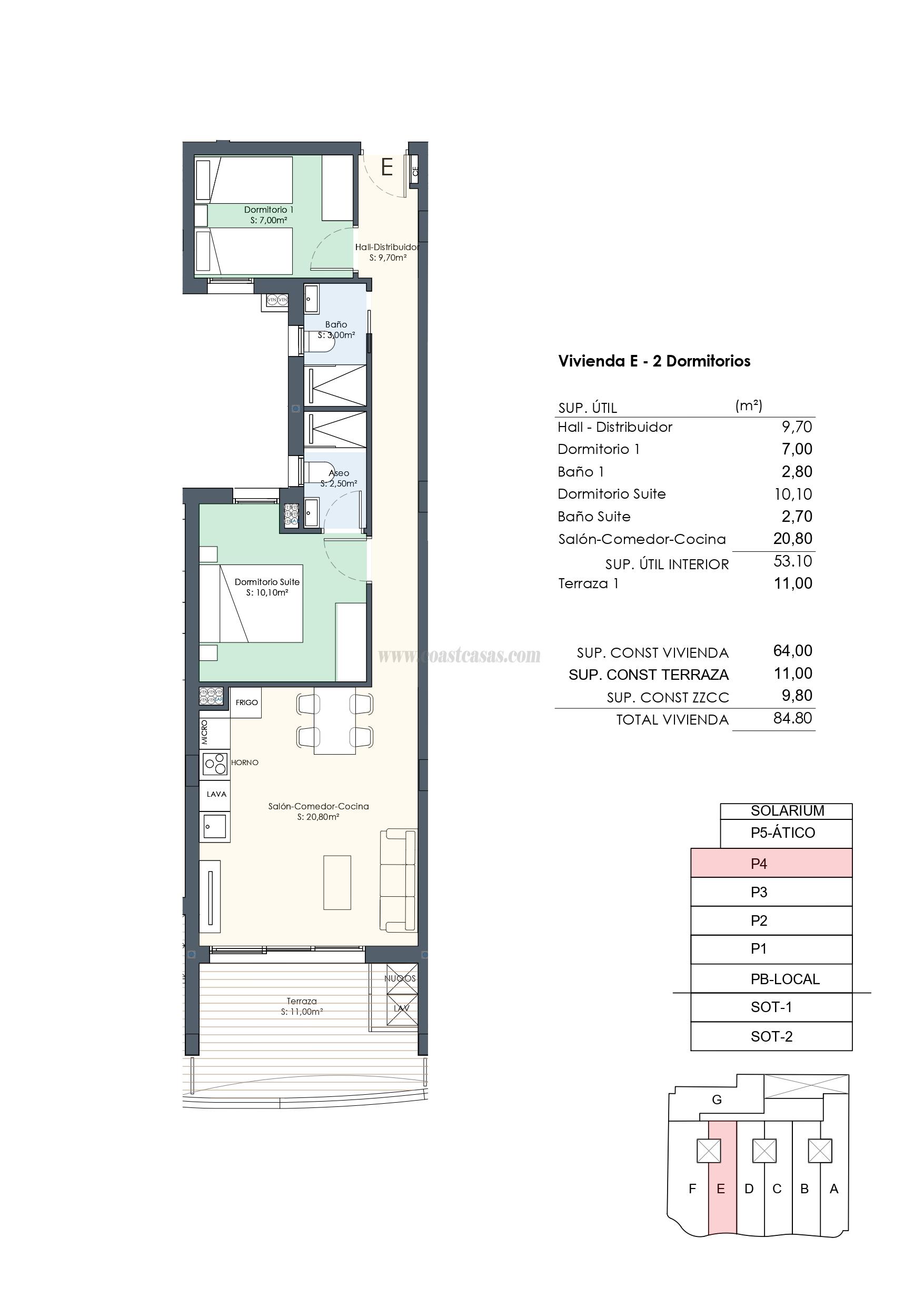 For sale of apartments in Torrevieja