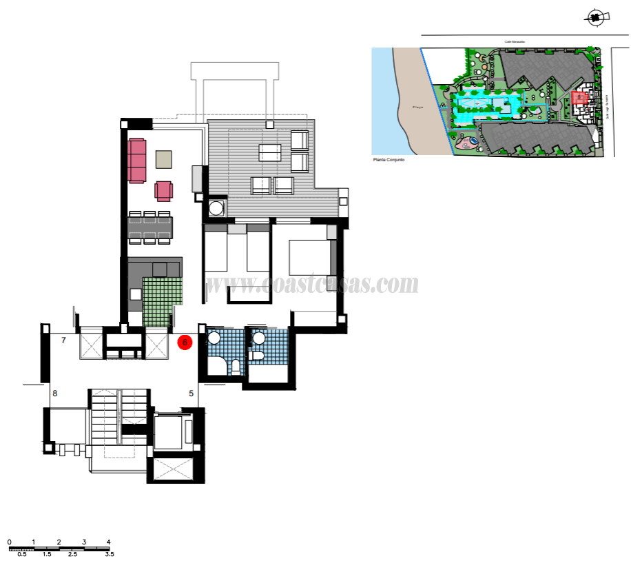 For sale of apartments in Dénia