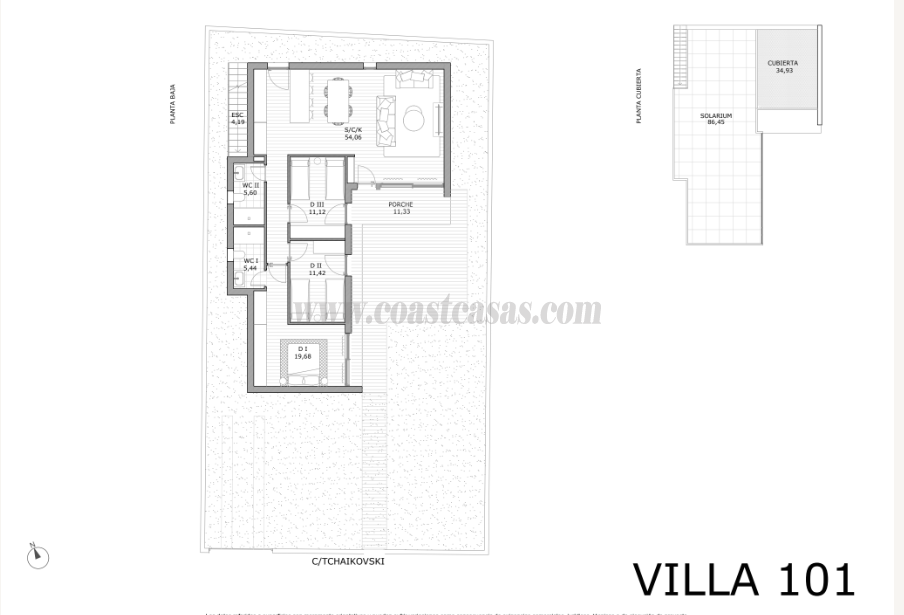 For sale of villa in San Miguel de Salinas