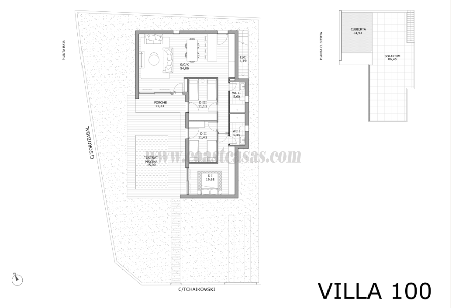 For sale of villa in San Miguel de Salinas