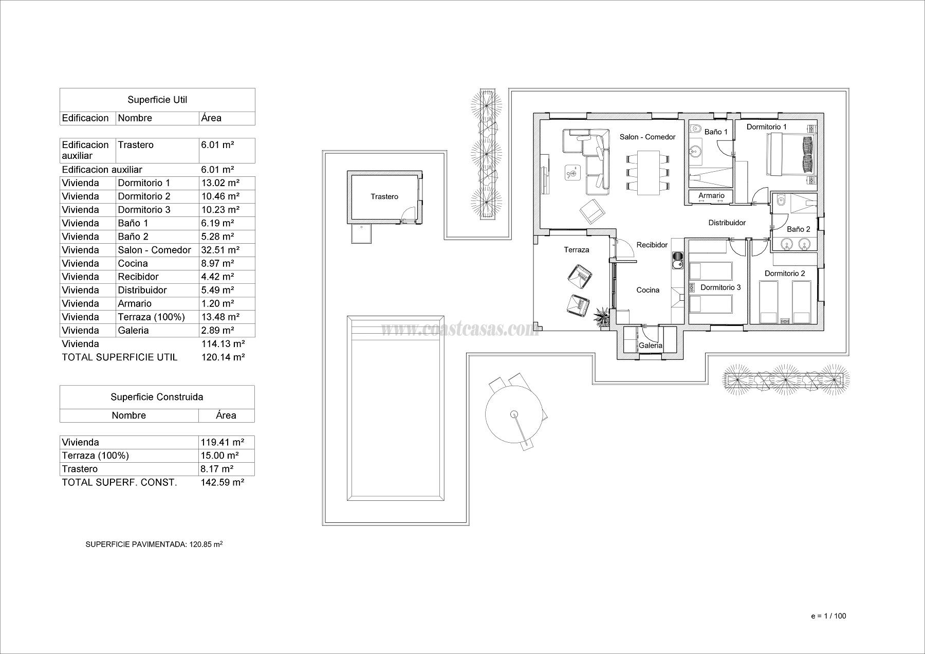 For sale of villa in La Romana