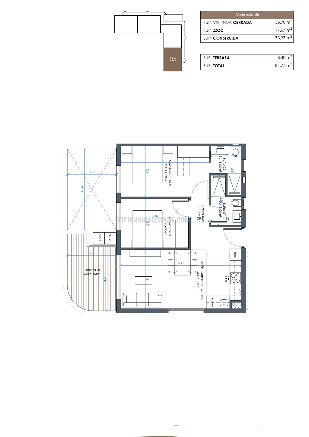 Venta de apartamento en Guardamar del Segura