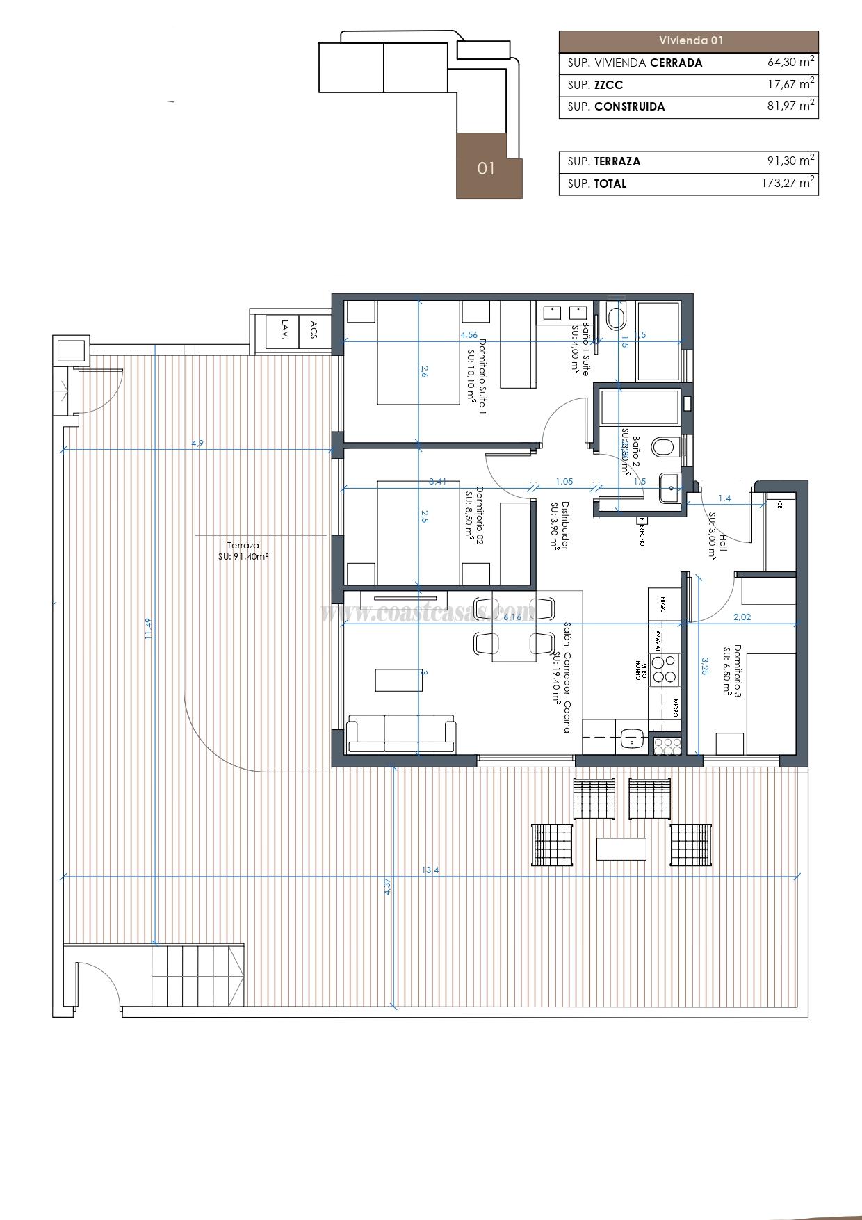 Venta de apartamento en Guardamar del Segura