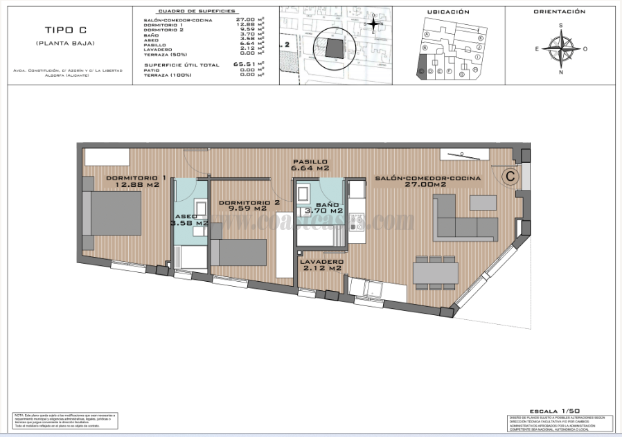 Venta de apartamento en Algorfa
