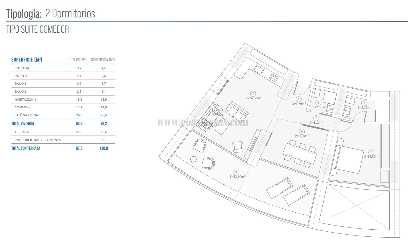 Venta de apartamento en Benidorm