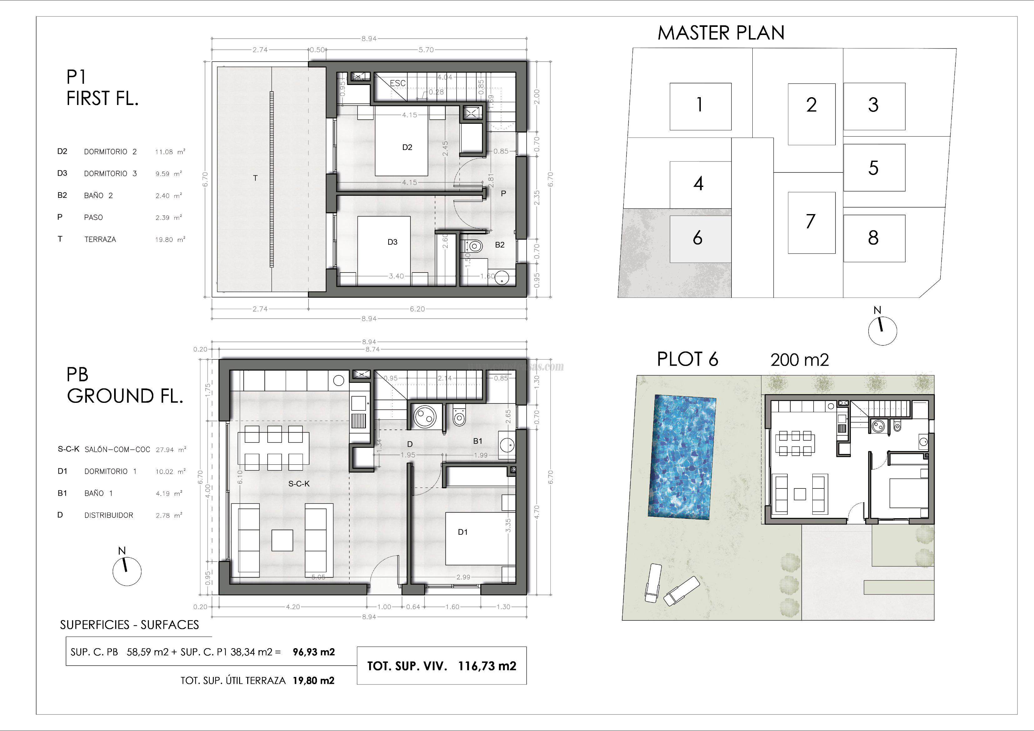 Venta de villa en Orihuela