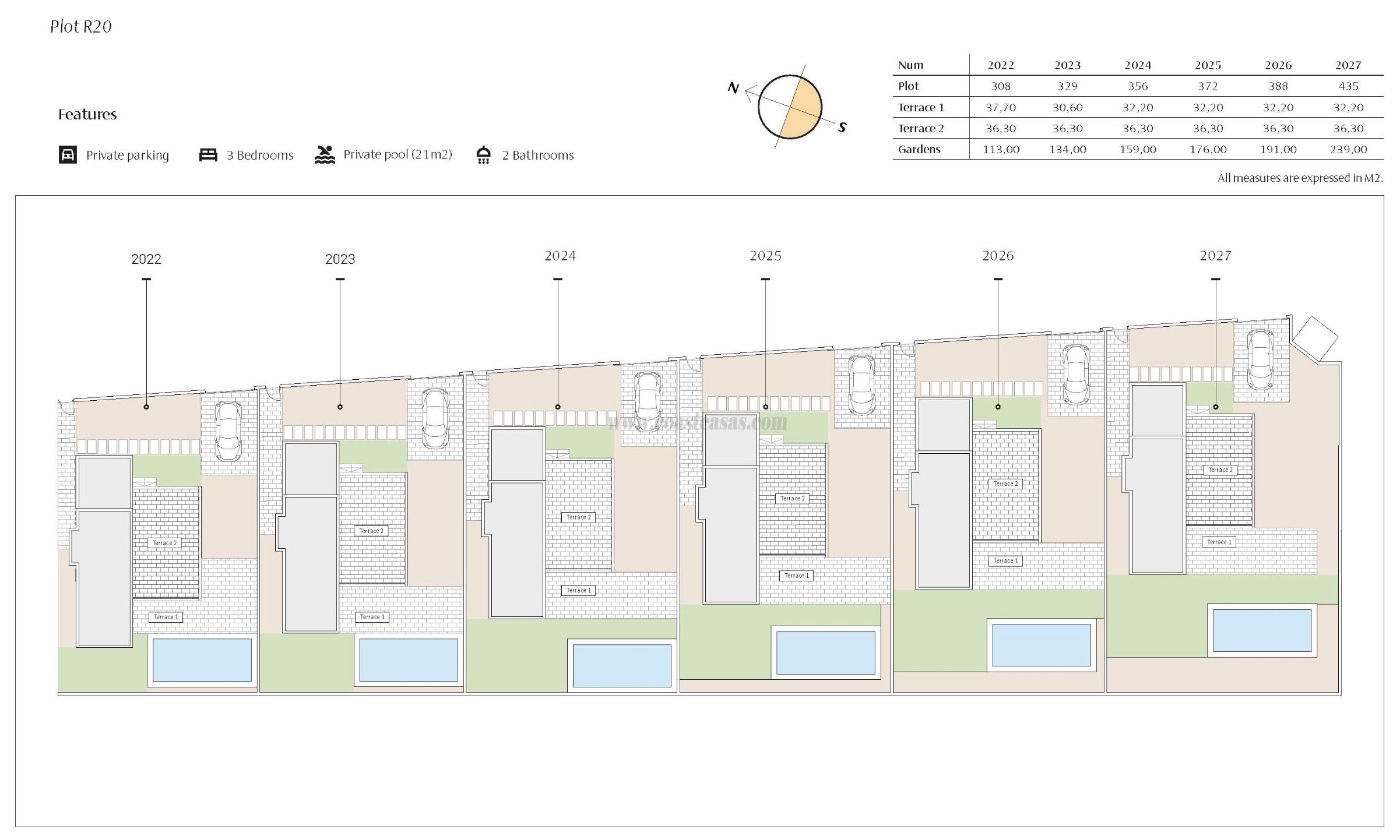 Venta de villa en Algorfa