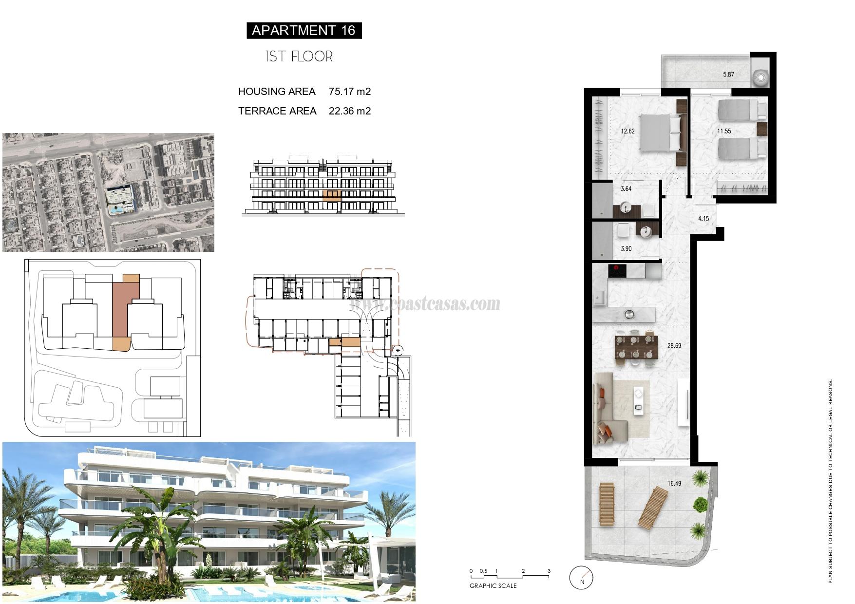 Venta de apartamento en Orihuela